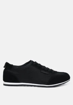 Pattens Genuine Suede Leather Sneakers -Rag & Co Pattens Genuine Suede Leather Sneakers RCSH5266 BLACK 5 5376cf51 fae9 43c4 834b 2786376f8381