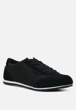 Pattens Genuine Suede Leather Sneakers -Rag & Co Pattens Genuine Suede Leather Sneakers RCSH5266 BLACK 6 6241ba4b 53ed 4572 a71b 03f425bf7c13