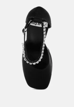 MARTINI Black Sky High Platform Sandals 19 MARTINI Black Sky High Platform Sandals -Rag & Co RCSH3150BLACK 10