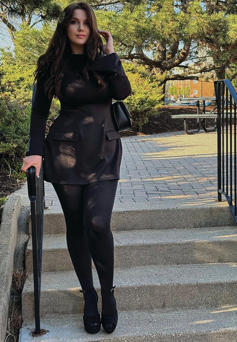 BEATY Black Rhinestones High Block Heeled Sandals 4 BEATY Black Rhinestones High Block Heeled Sandals - Image 2