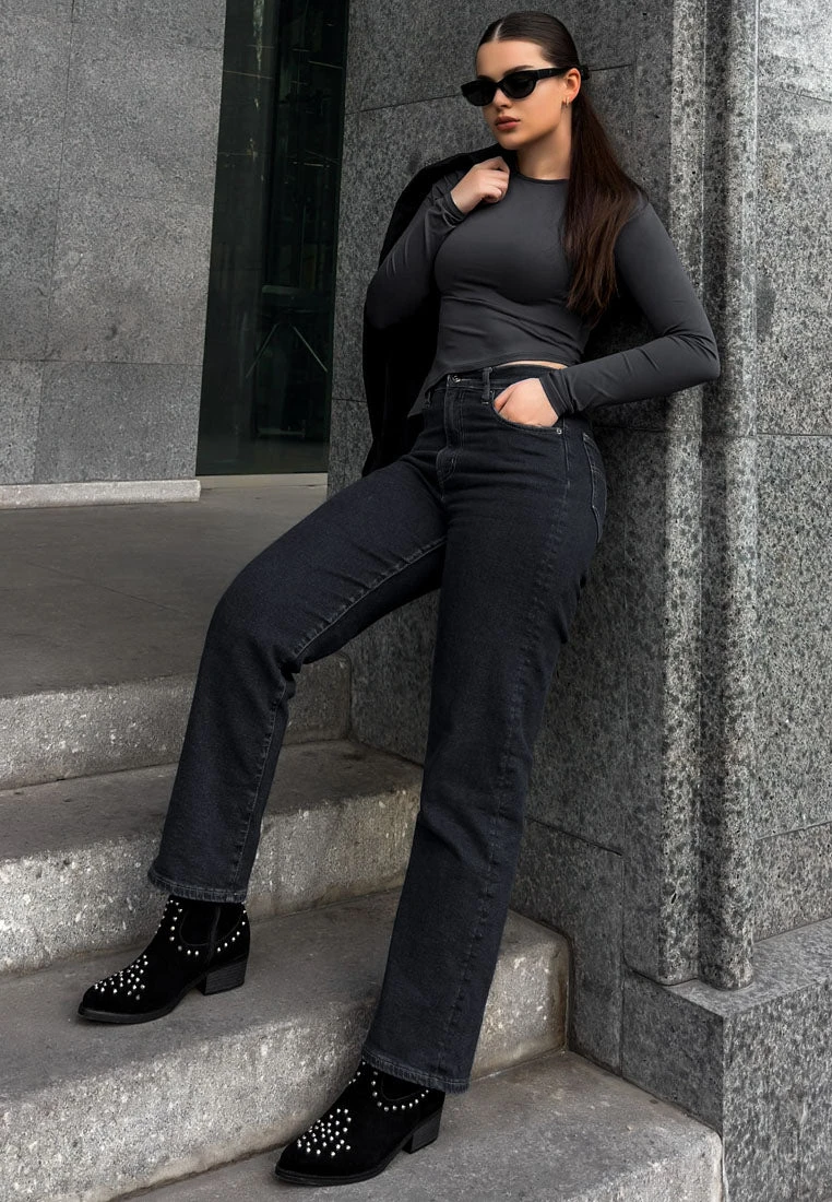 Hira Studs Embellished Cowboy Boots 9 Hira Studs Embellished Cowboy Boots - Image 7