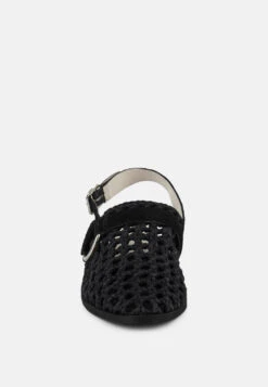 ROSALIE Black Block Heeled Sandal 12 ROSALIE Black Block Heeled Sandal -Rag & Co ROSALIEBlockHeeledSandal RCSH2112 black 4