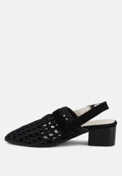 ROSALIE Black Block Heeled Sandal 13 ROSALIE Black Block Heeled Sandal -Rag & Co ROSALIEBlockHeeledSandal RCSH2112 black 5