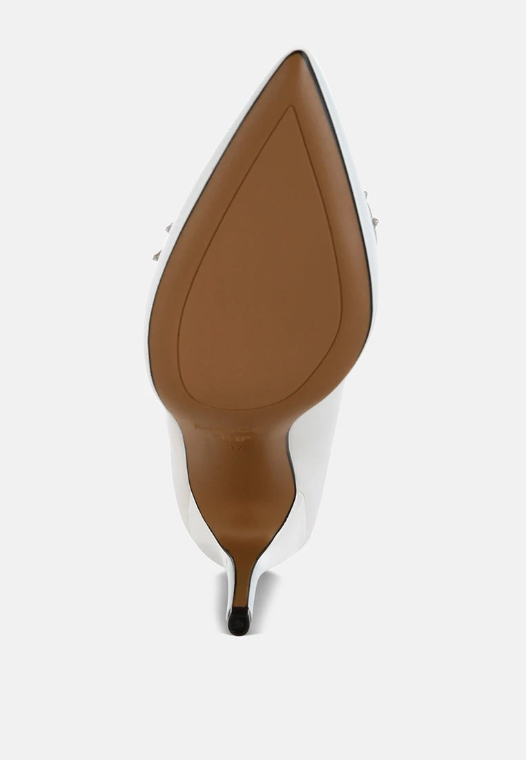 Rhodolia Diamante Brooch Detail Satin Pumps 6 Rhodolia Diamante Brooch Detail Satin Pumps - Image 5