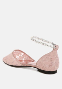 Shrami Pearl & Rhinestone Strap Flat Sandals 34 Shrami Pearl & Rhinestone Strap Flat Sandals -Rag & Co Shrami Pearl Rhinestone Strap Flat Sandals RCSH5111 BLUSH 2 e946edd2 dbb1 4ed0 861e 2f2218f0c0bb
