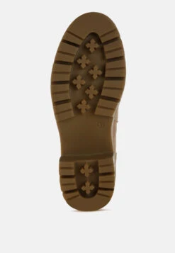 Vostok Suede Chunky Chelsea Boots -Rag & Co Vostok Suede Chunky Chelsea Boots RCSH5012 BEIGE 2