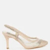Yaga Stiletto Heel Slingback Sandals -Rag & Co YagaStilettoHeelSlingbackSandalsRCSH5365BEIGE 5