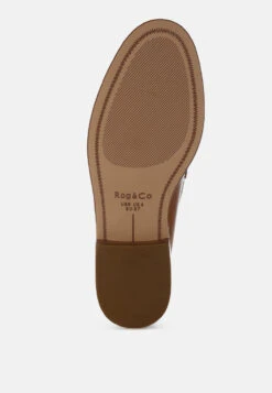 Yelena Real Leather Tassel Loafers 16 Yelena Real Leather Tassel Loafers -Rag & Co YelenaRealLeatherTasselLoafersRCSH5387TAN 4