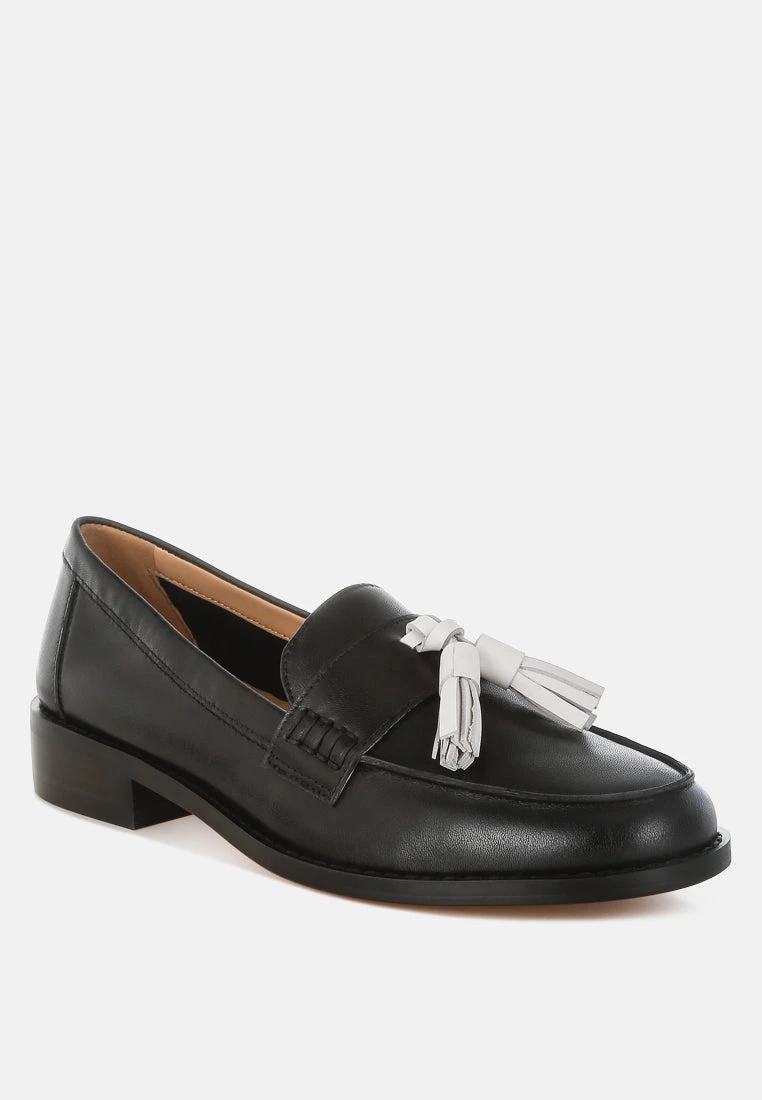 Yelena Real Leather Tassel Loafers 9 Yelena Real Leather Tassel Loafers - Image 7