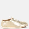 Yorika Studded Metallic Pleather Sneakers