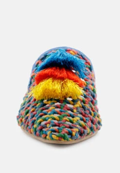 ZOOEY Colorful Woven Flat Mules -Rag & Co ZOOEYColorfulWovenFlatMules RCSH 09 Multi 8