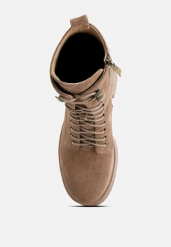 Carmac High Ankle Platform Boots In Tan 10 Carmac High Ankle Platform Boots In Tan -Rag & Co carmachighankleplatformboots RCSH4338 tan 2