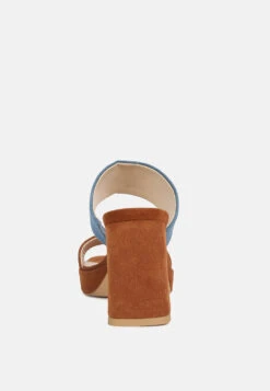 Eddlia Slip On Platform Sandals In Tan -Rag & Co eddliasliponplatformsandals RCSH4244 Tandenim 2