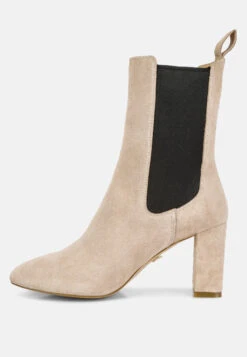 Gaven Suede High Ankle Chelsea Boots In Sand 10 Gaven Suede High Ankle Chelsea Boots In Sand -Rag & Co gavensuedehighanklechelseaboots RCSH4340 sand 5