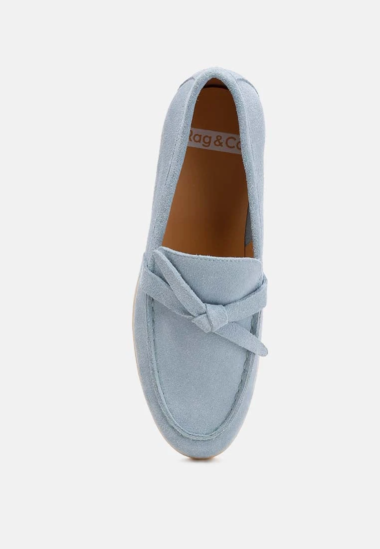 Nautica Genuine Suede Knot Detailed Loafers 15 Nautica Genuine Suede Knot Detailed Loafers - Image 13