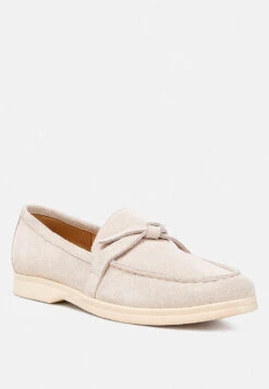 Nautica Genuine Suede Knot Detailed Loafers 23 Nautica Genuine Suede Knot Detailed Loafers -Rag & Co nauticasuedeknotdetailedloafers RCSH4827 beige 6 11194230 4d81 457f a8ad d5e1407e1d4f