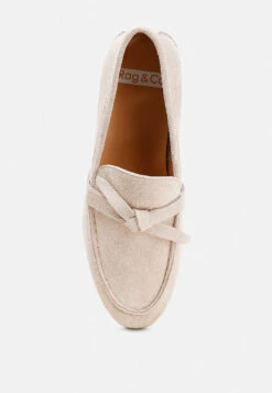 Nautica Genuine Suede Knot Detailed Loafers 25 Nautica Genuine Suede Knot Detailed Loafers -Rag & Co nauticasuedeknotdetailedloafers RCSH4827 beige 8 02475055 b372 4524 80a3 f6ba7b9bccb8