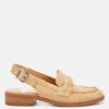 Nemykin Woven Strap Slingback Loafers -Rag & Co nemykinwovenstrapslingbackloafers RCSH4823 beige 4