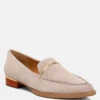 PAULINA Taupe Suede Slip-on Loafers -Rag & Co paulinasuedeslip onloafers RCSH2234 taupe 9