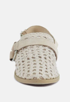 ROSALIE Off White Block Heeled Sandal -Rag & Co rosalieblockheeledsandal RCSH2112 off white 3