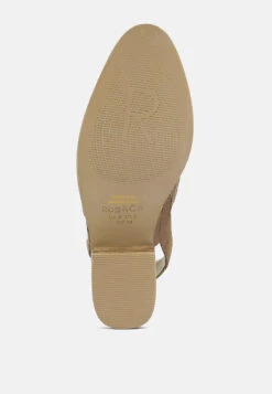 ROSALIE Tan Block Heeled Sandal -Rag & Co rosalieblockheeledsandal RCSH2112 tan 2