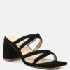 Valentina Strappy Casual Block Heel Sandals In Black 2 Valentina Strappy Casual Block Heel Sandals In Black -Rag & Co valentinastrappycasualblockheelsandalsinBlack RCSH4188 Black 6