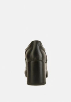 Quecha Leather Block Heel Oxfords In Black 13 Quecha Leather Block Heel Oxfords In Black -Rag & Co zailaleatherblockheeloxfords RCSH4218 black 2